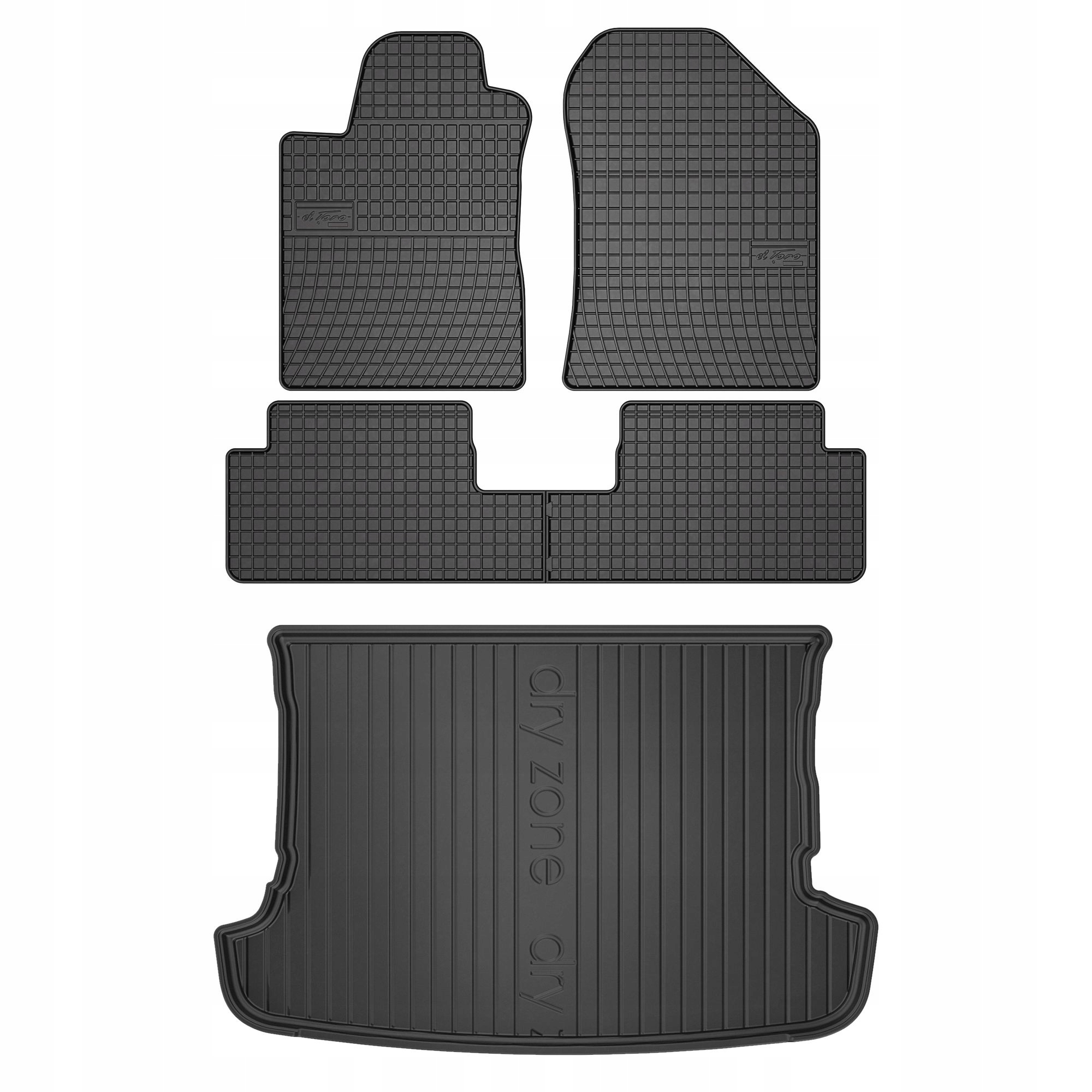 Gumové rohože a rohože Toyota Corolla Verso II 2004-2009