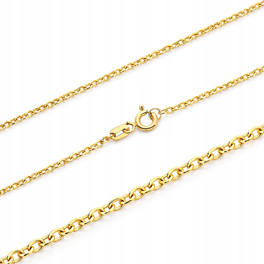 Zlatý náhrdelník řetízek s diamantovou rolkou 1,8 mm PR.585 45 cm