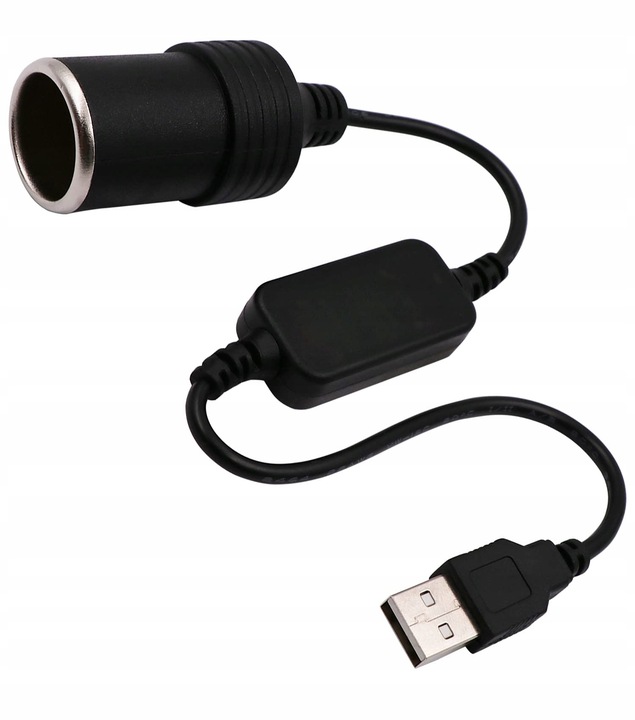 ADAPTER USB NA GNIAZDO ZAPALNICZKI SAMOCHODOWEJ 12V