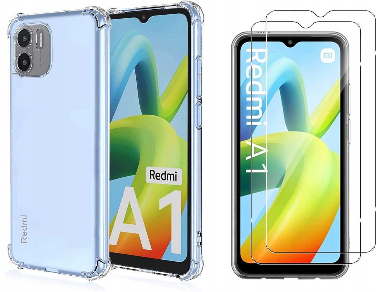 

Etui 2x Szkło do Xiaomi Redmi A1 A-shock