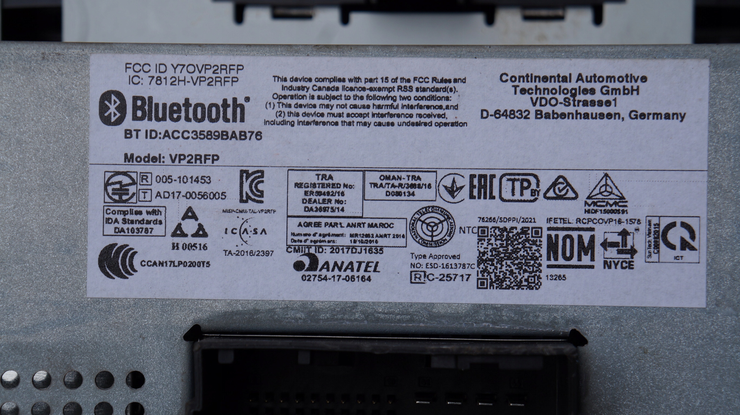 FIAT 500L 500 RADIO NAWIGACJA 07357604500 VP2RFP Typ samochodu Samochody osobowe