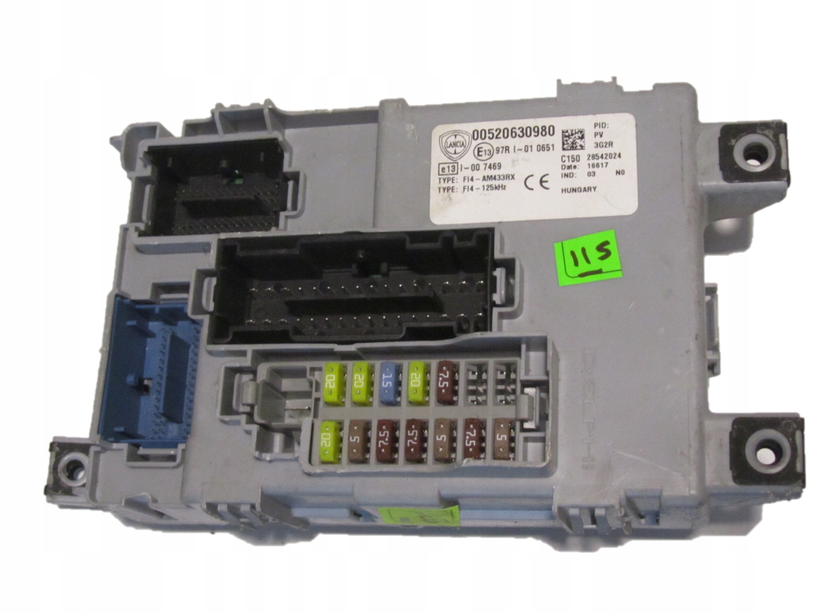 LANCIA YPSILON MODUŁ BODY BSI 00520630980