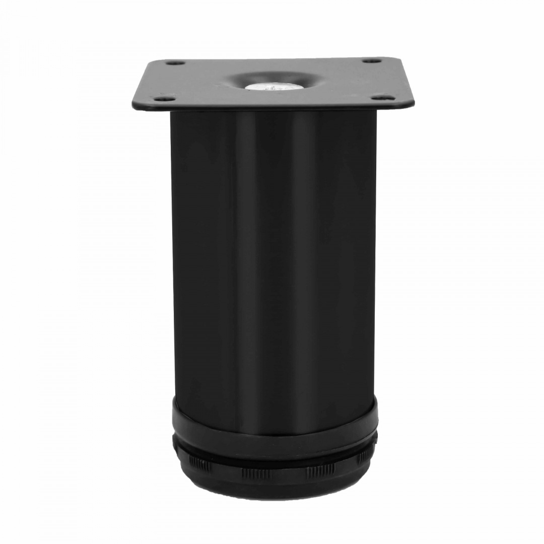 

Nóżka Meblowa Regulowana Metalowa Czarna H-100