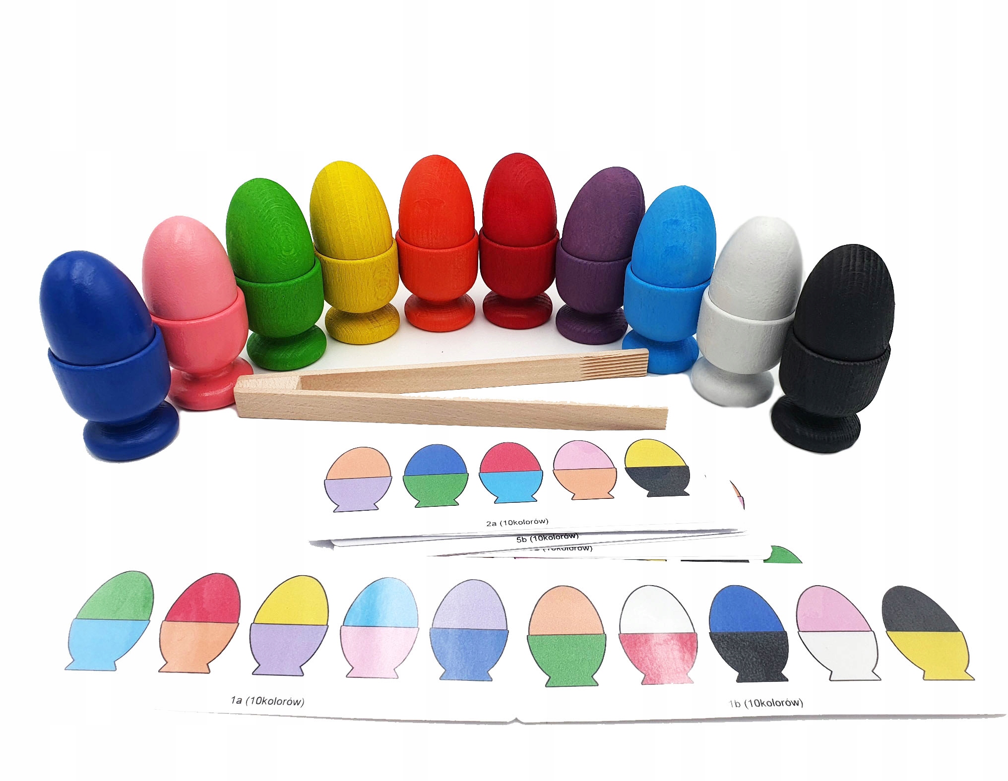 

Sorter Montessori Jajka szczypce