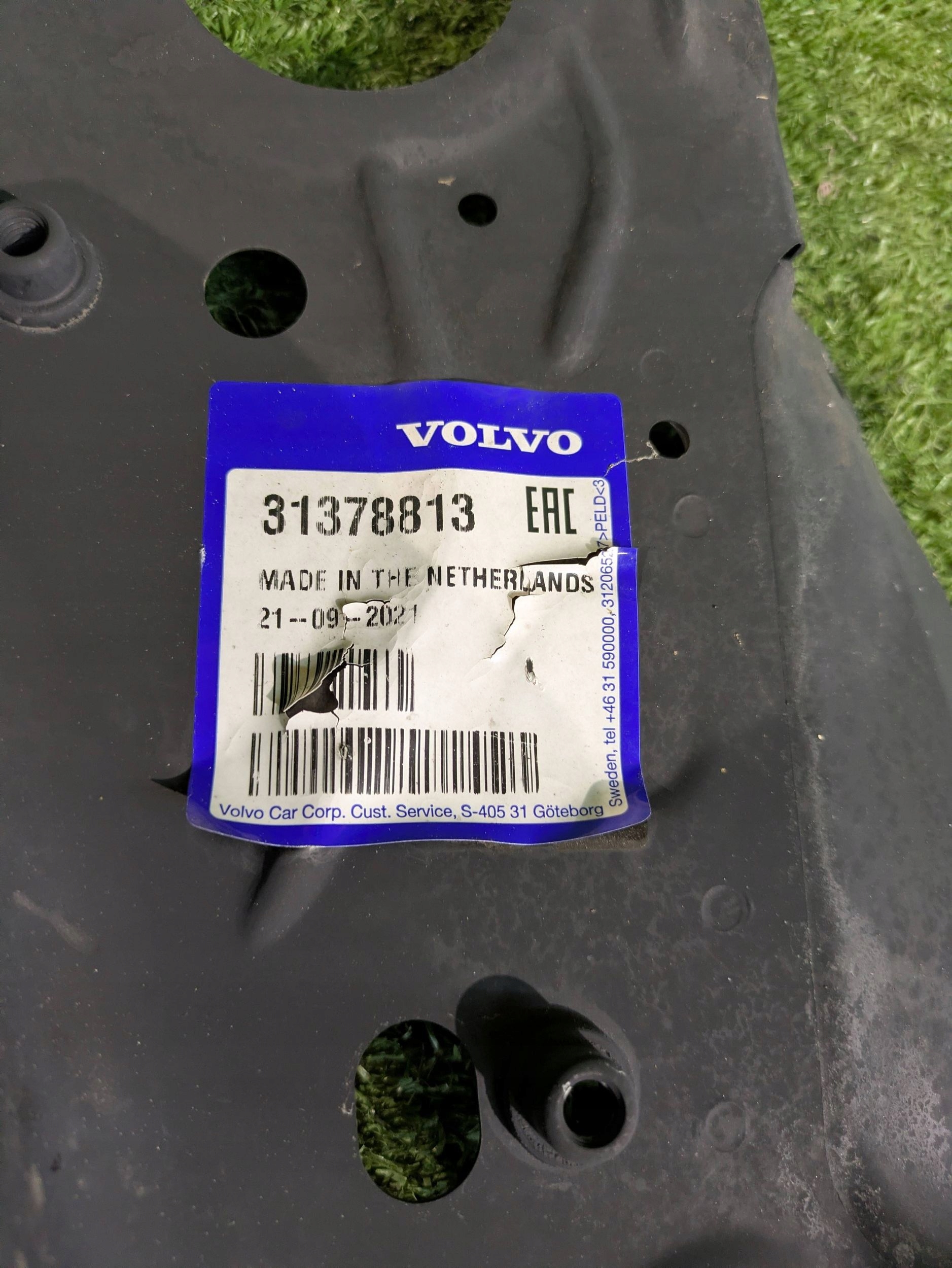 rear panel VOLVO V60 KOMBI NR.P128