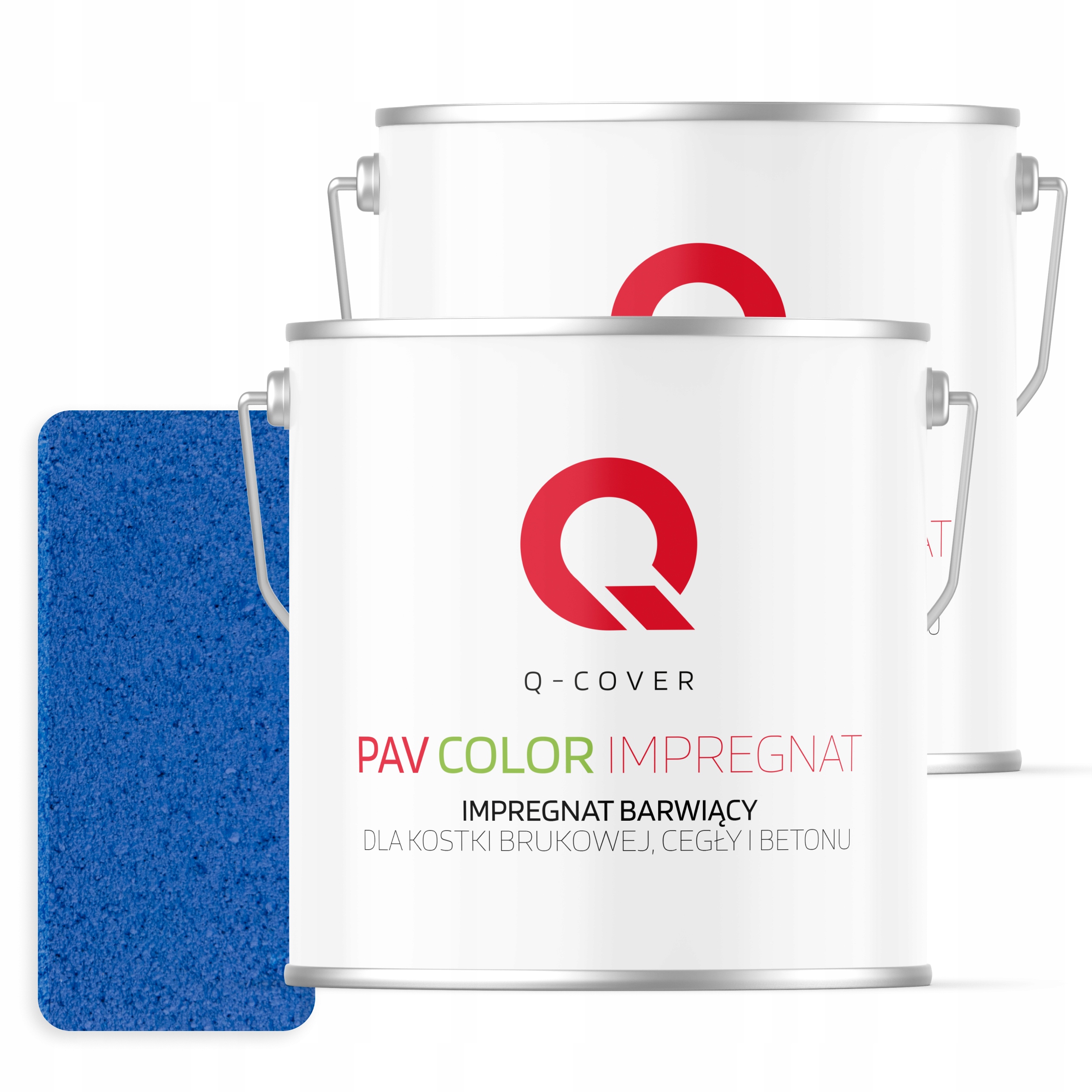 Impregnát Barvící kostka Bruk Mokrý Kámen 5L Barva Modrá Signální