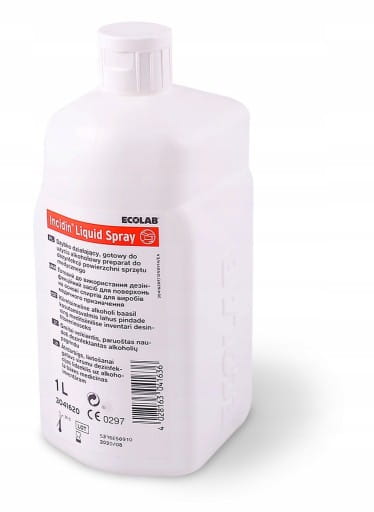 

Incidin liquid spray ecolab 1L dezynfekcja