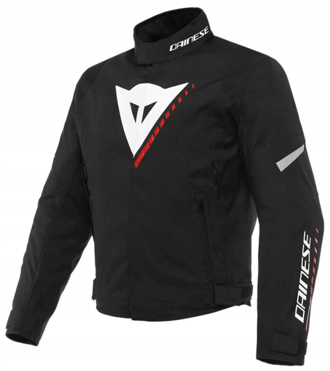 Textilná bunda Dainese Veloce D-Dry čierna/biela/červená Veľkosť 56