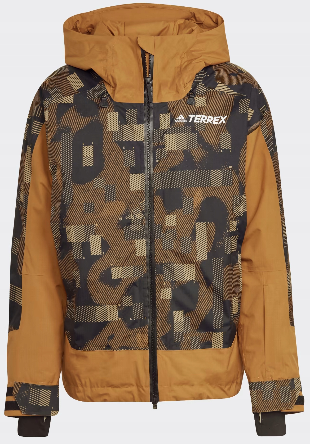 Pánská Bunda S Kapucí Zimní Adidas Terrex Primaloft Rain.rdy velikost M