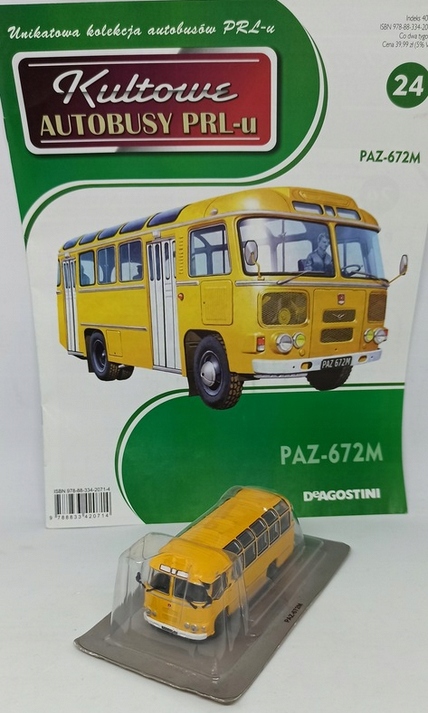 PAZ-672M Ikonické Autobusy Prl Č.24 1:72