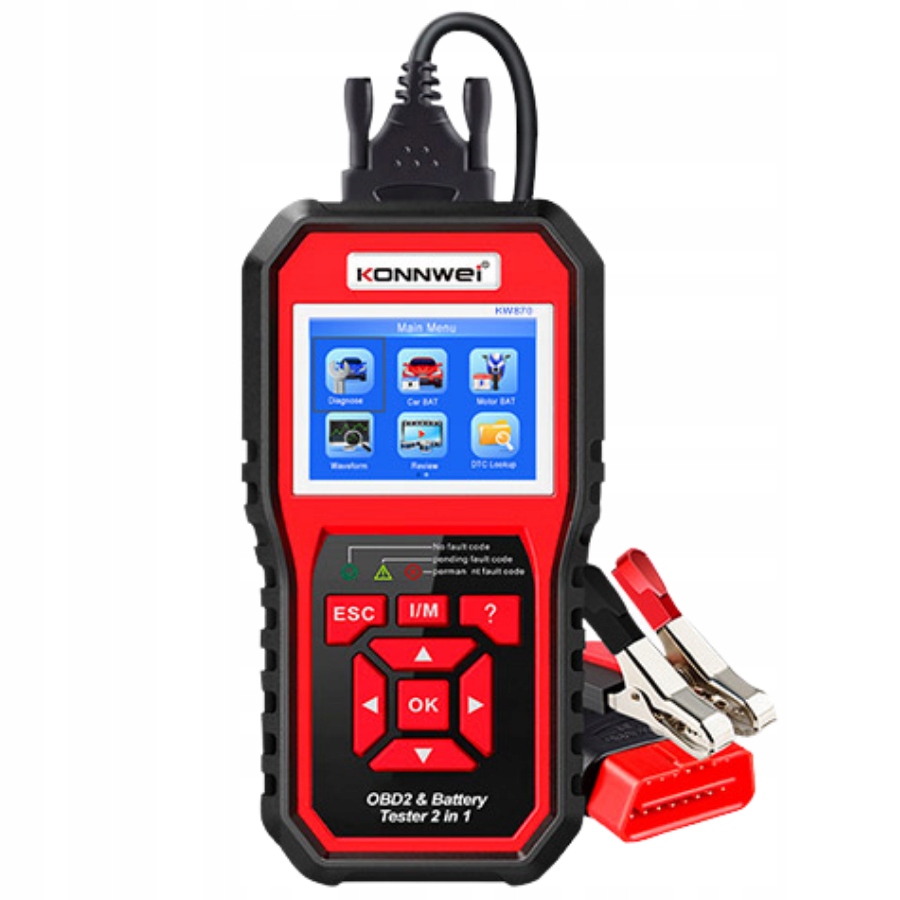 

Tester Baterii Akumulatora Konnwei KW870 Obdii