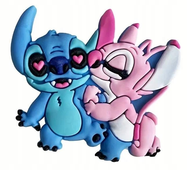 STITCH LILO WPINKI DO BUTÓW TYPU CROCS PRZYPINKI PINY CHARMS 8 Sztuk Płeć uniseks