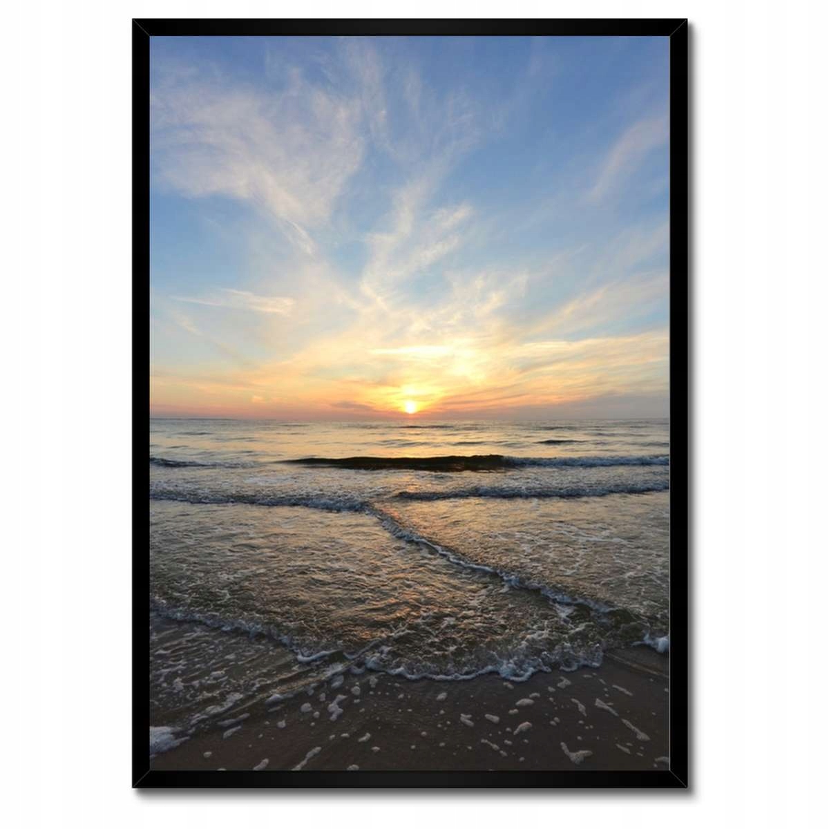 Plakáty v rámu 50x70 Západ slunce nad mořem