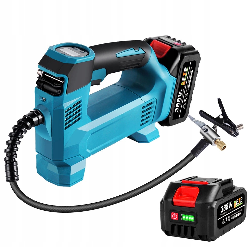 KOMPRESOR AKUMULATOROWY 18V POMPA POWIETRZA ZESTAW