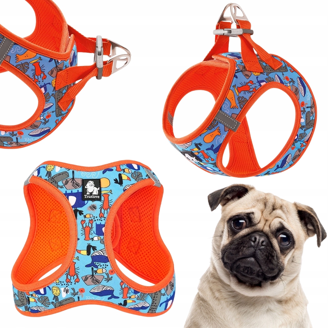 Szelki Dla Psa Step-in Truelove Mini Firecracker Elementy Odblaskowe L