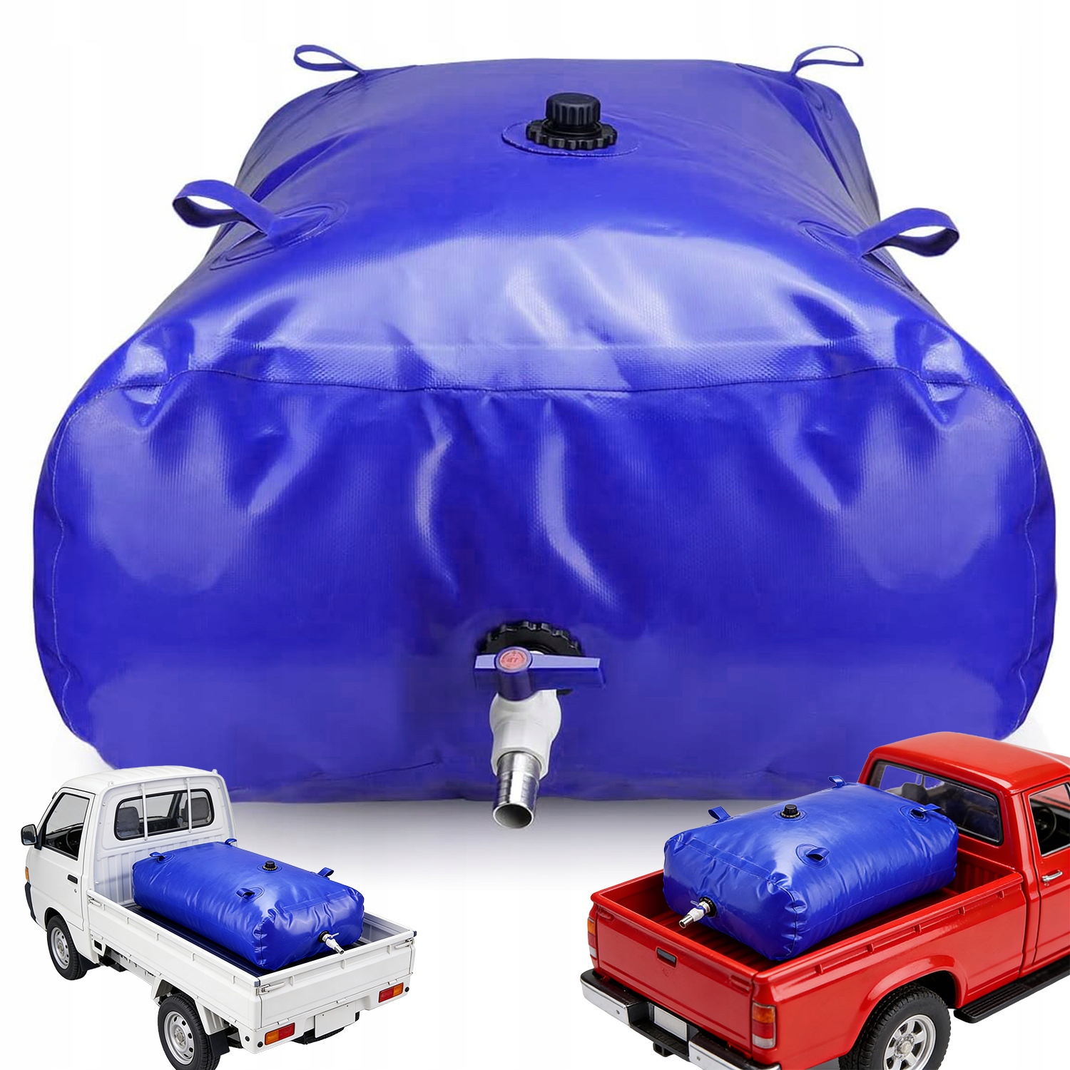 Přenosná Nádrž Na Vodu 350 L, Pvc Nádoba Pro Zahradní Dům