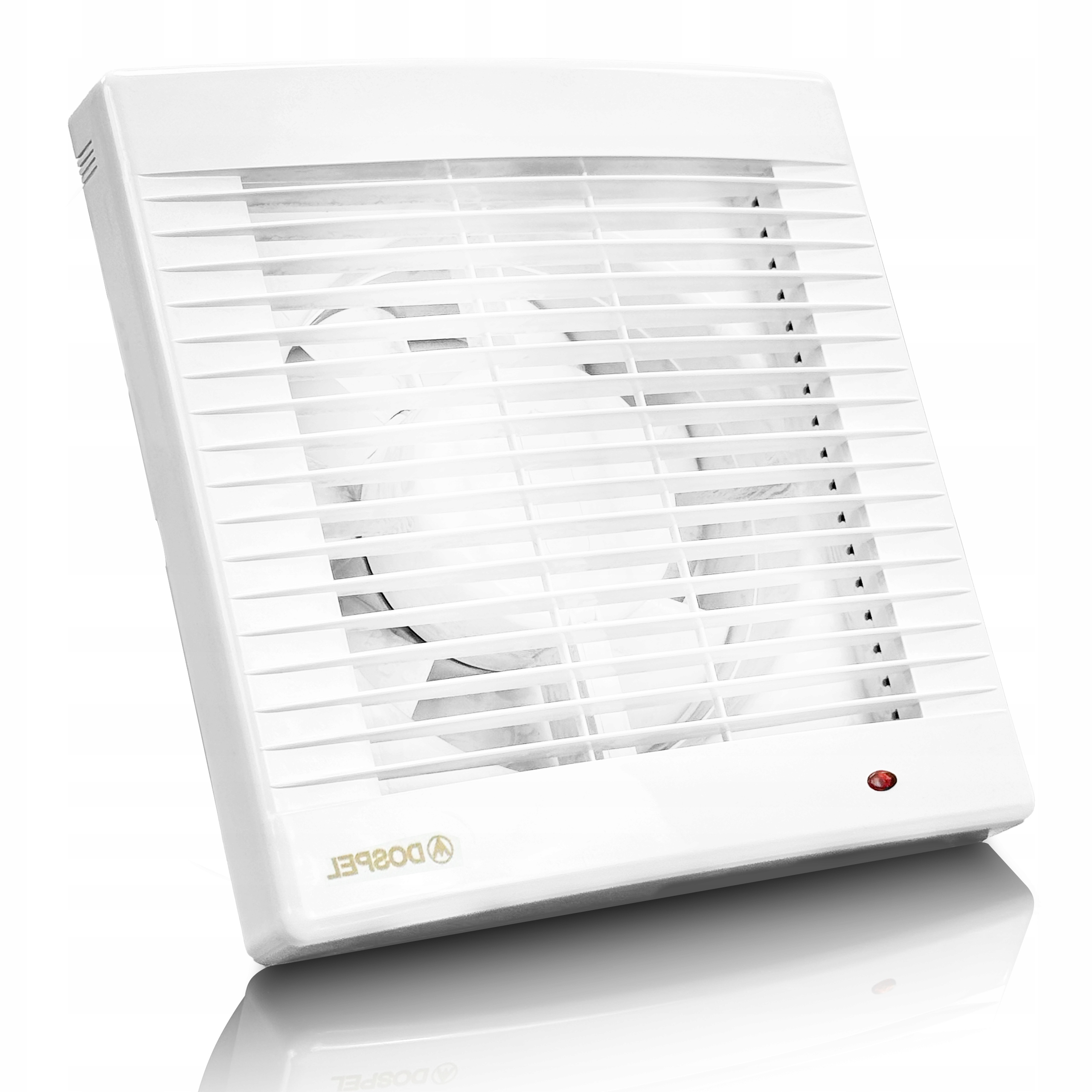 Koupelnový ventilátor 150fi, zatahovací vypínač, výkonná dioda Dospel