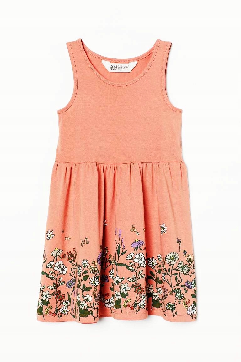 

Nowa H&m sukienka Kwiatki różowa 110/116