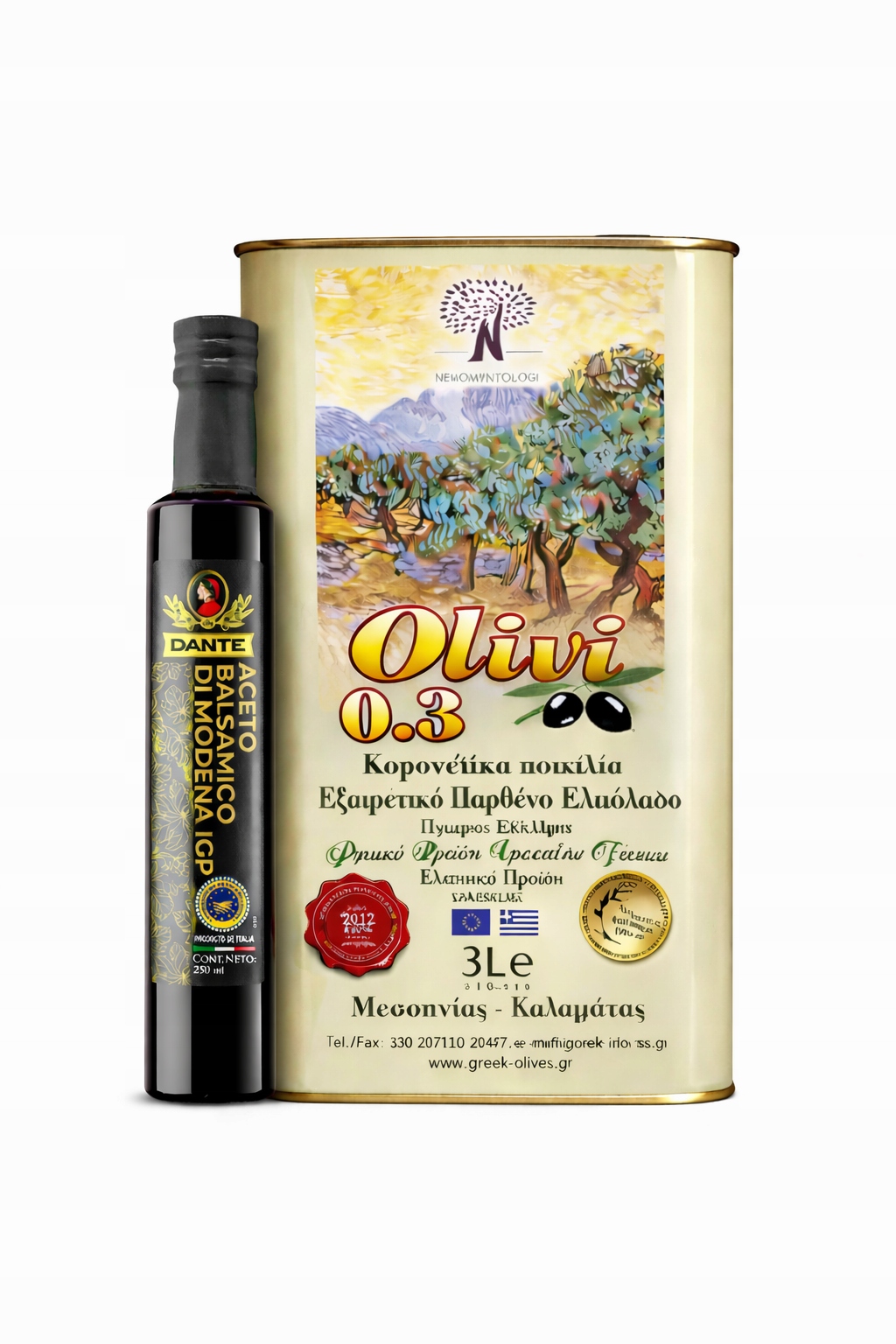 Olivový olivový olej 3 l Extra panenský řecký ocet Bonus čerstvý 2025/26