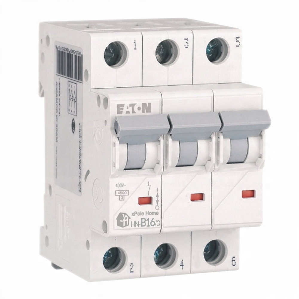

Eaton Wyłącznik nadprądowy Hn 3P B16A 6kA 194881