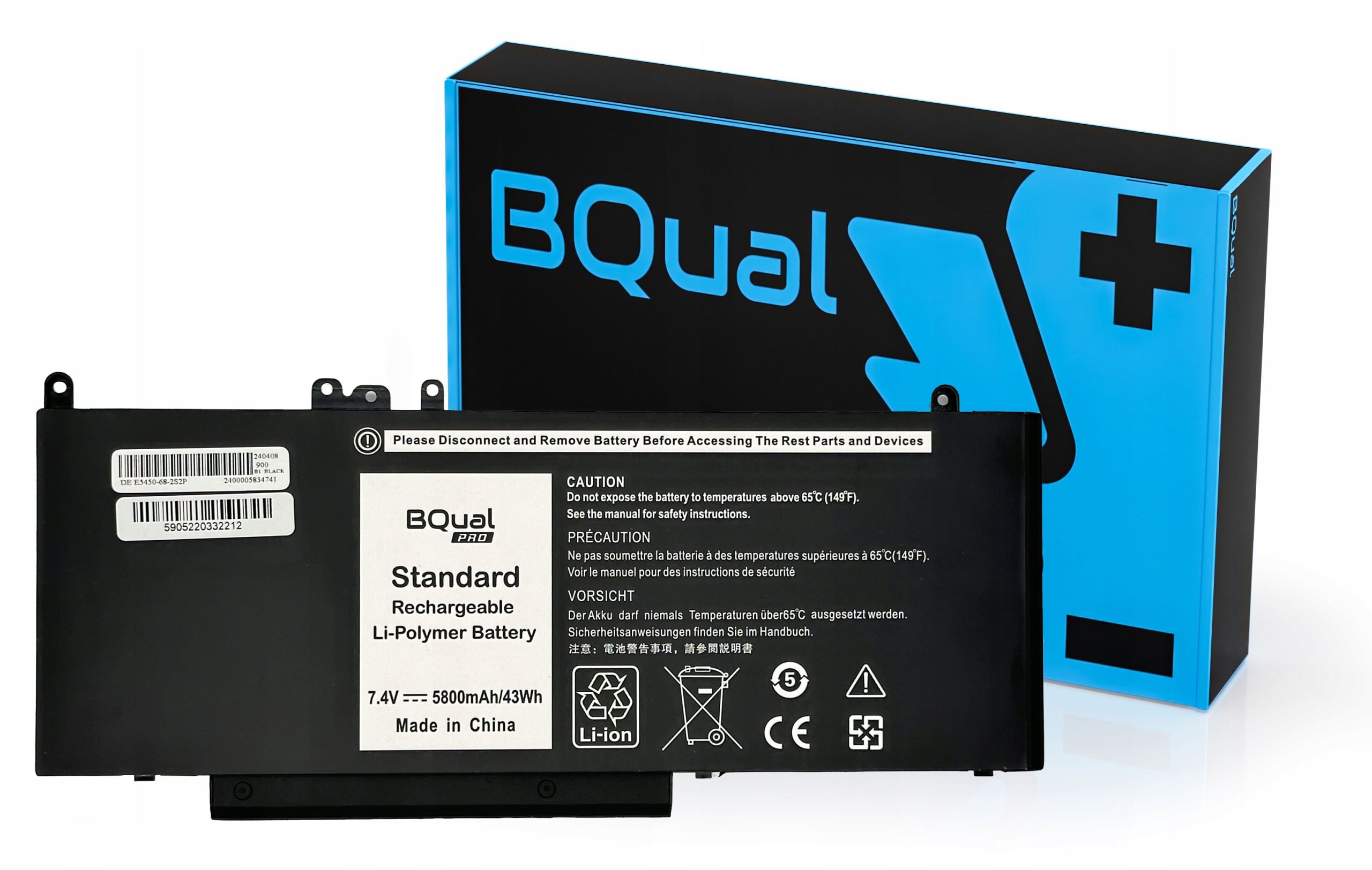 Bateria do Dell Latitude 5250 5450 5550 E5250 E5450 E5550 43Wh