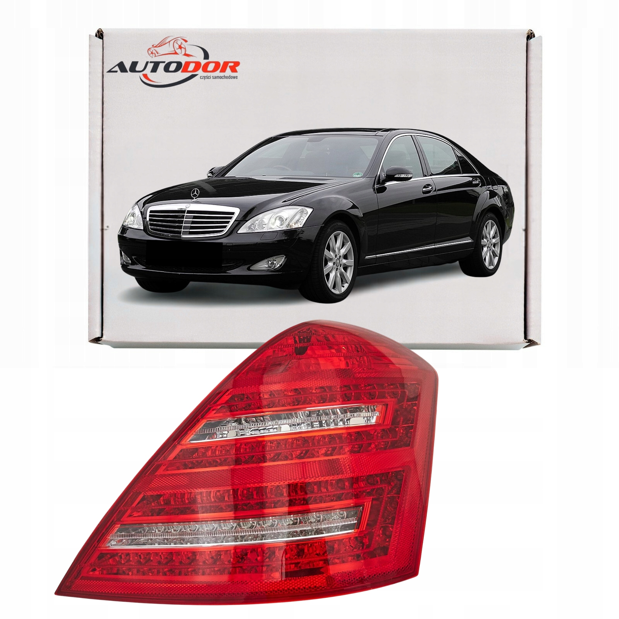 Mercedes Třída S W221 2005-2013 Světlo Zadní Světlo Pravé Nové 2218201464