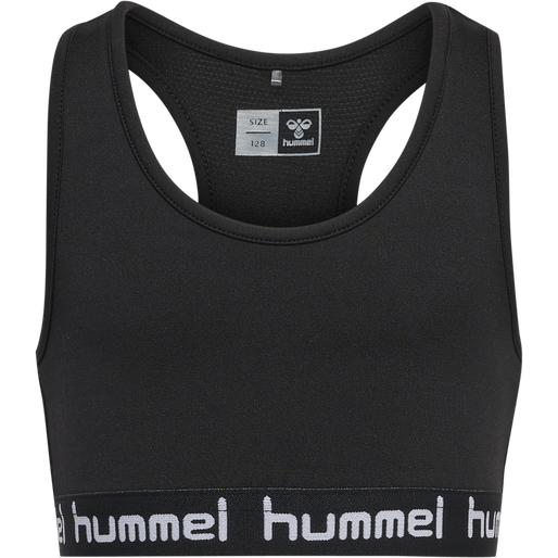 HUMMEL CZARNY SPORTOWY TOP LOGO GNX HMP__128