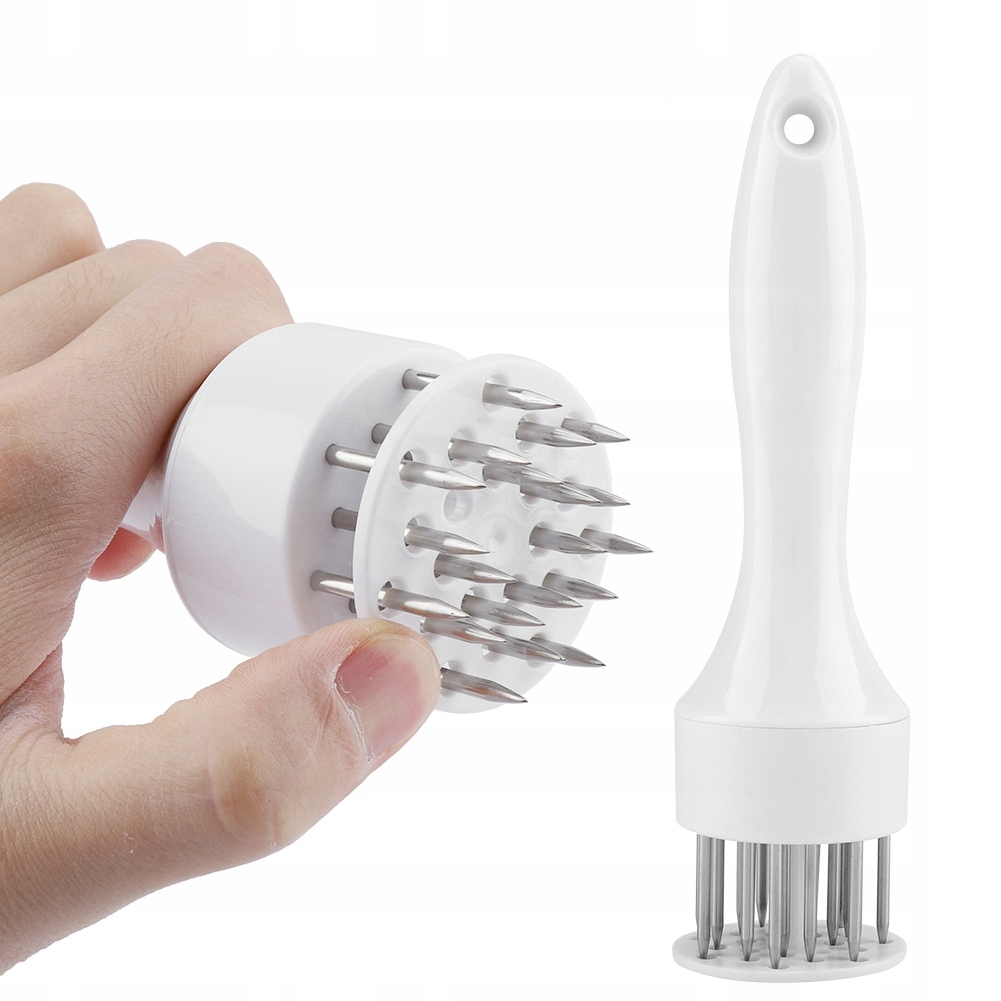 NAKŁUWACZ ROZBIJACZ MIĘSA SIEKACZ DO MIĘSA TŁUCZEK Kolor biały