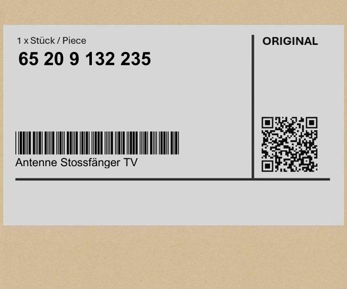 Antena zderzakowa TV BMW 5 F07