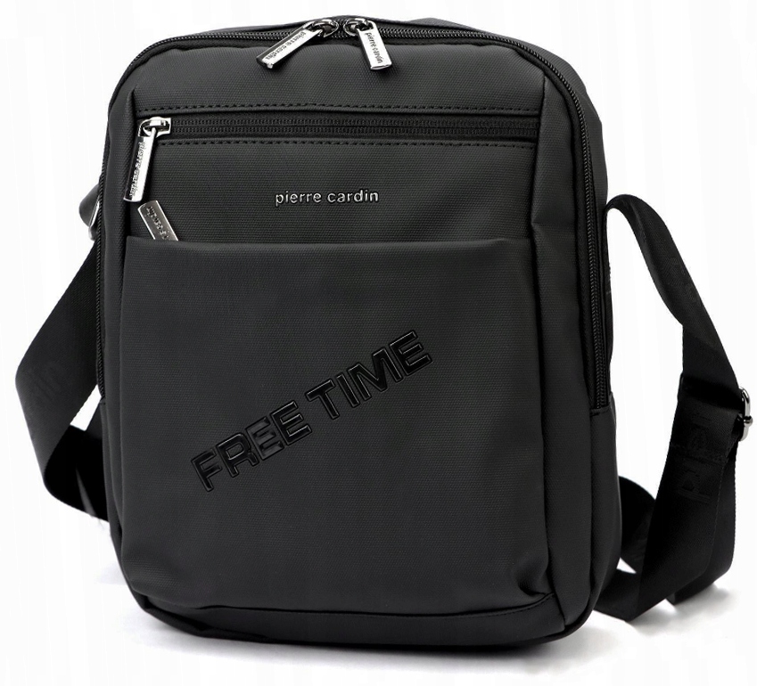 Pánská taška Pierre Cardin černá, taška přes rameno, originální Dárek