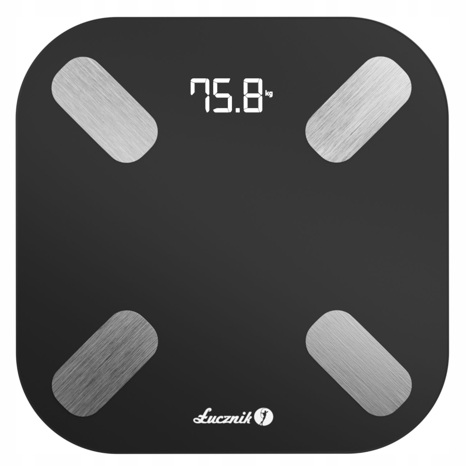 Łucznik BS-12B Smart czarna Waga Łazienkowa Bluetooth Analiza Bmi Aplikacja