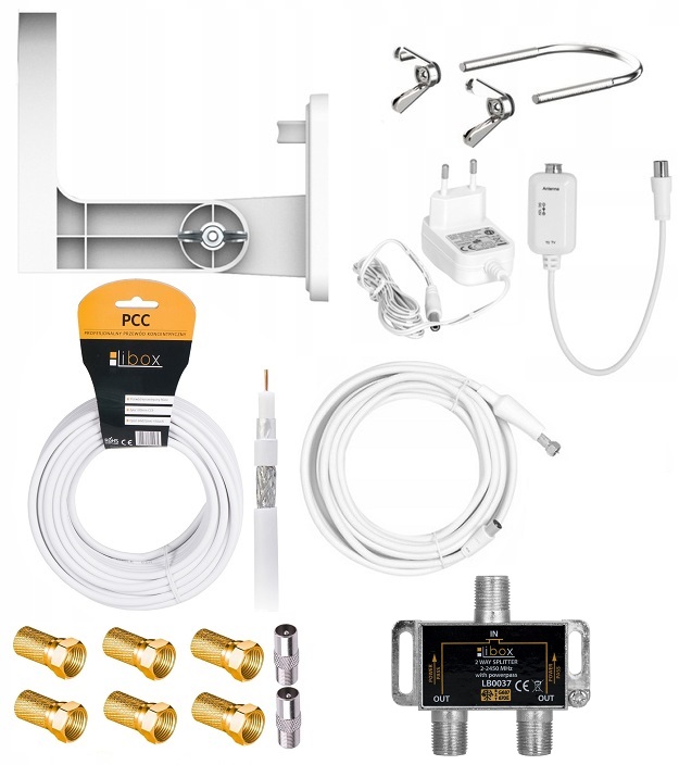 ANTENA DVB-T2 DOOKÓLNA Digital360 ZESTAW 2TV LTE Model VA0024