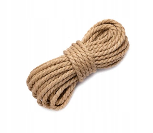 Jutová šňůra přírodní šňůra juta 18 mm 50 m