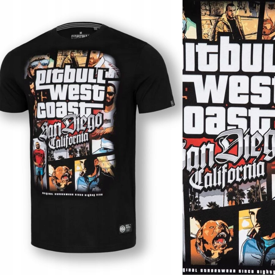 Koszulka męska PIT BULL tshirt pitbull BAWEŁNA 13591785140 Allegro.pl