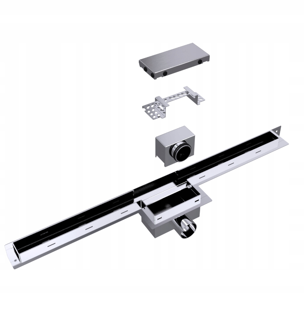 Odvodňovací lineární odtok AquaSTEEL Ls Gl 60 cm