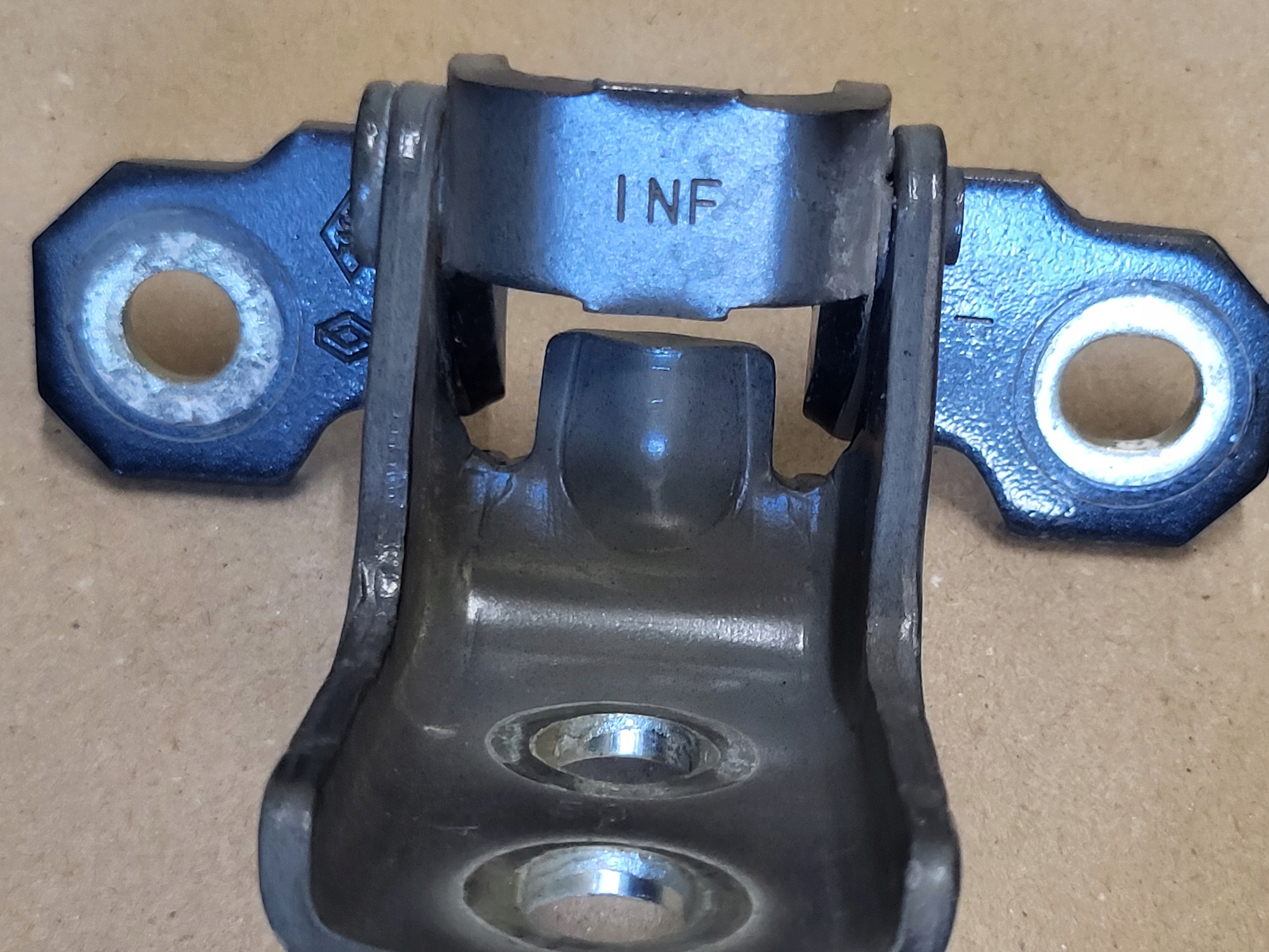 hinges Z door right front upper lower RENAULT LAGUNA 3 III 3 black TEB66
