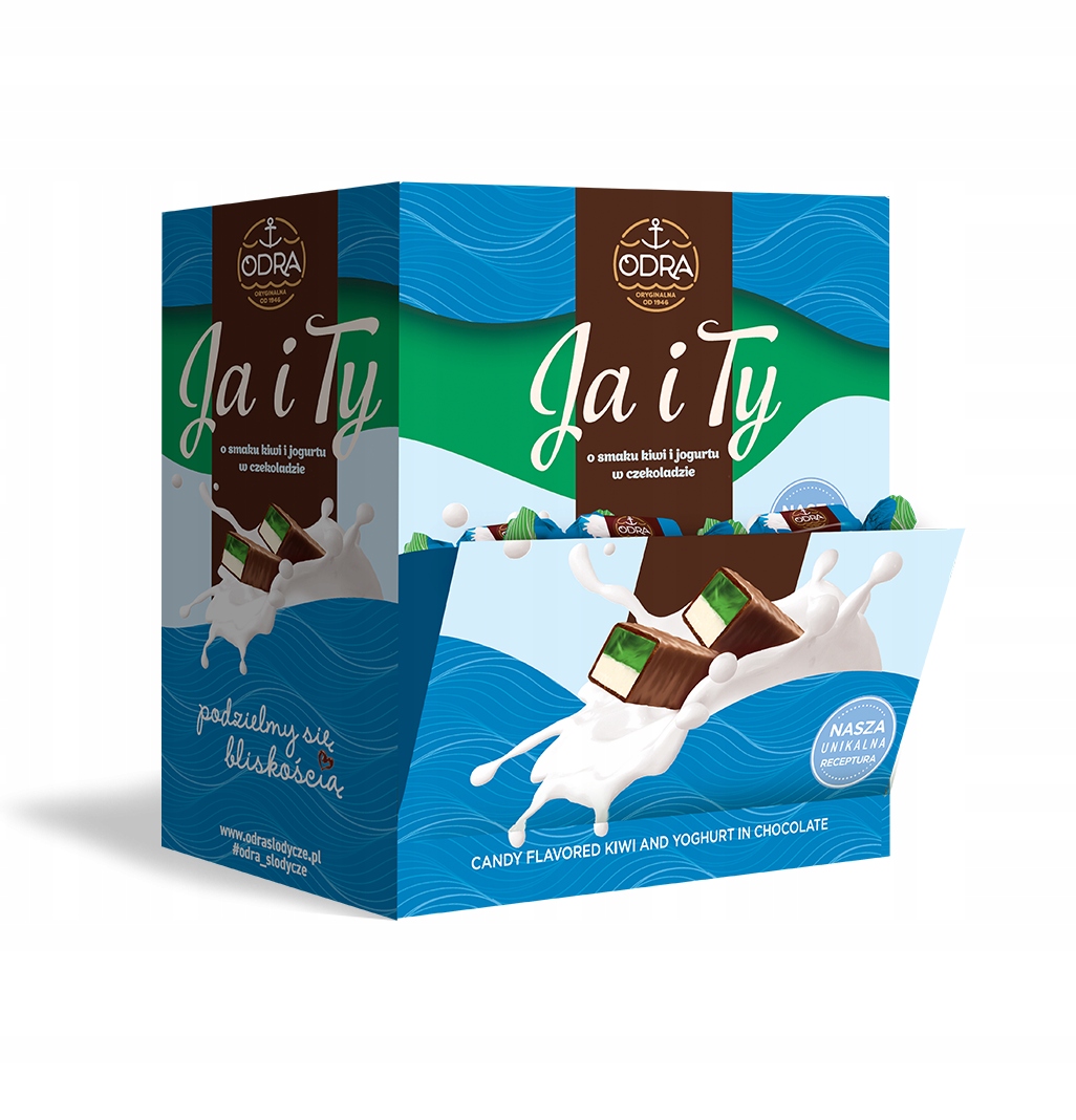 Odra Bonbóny Já a Ty s příchutí kiwi a jogurtu v čokoládě 3 kg
