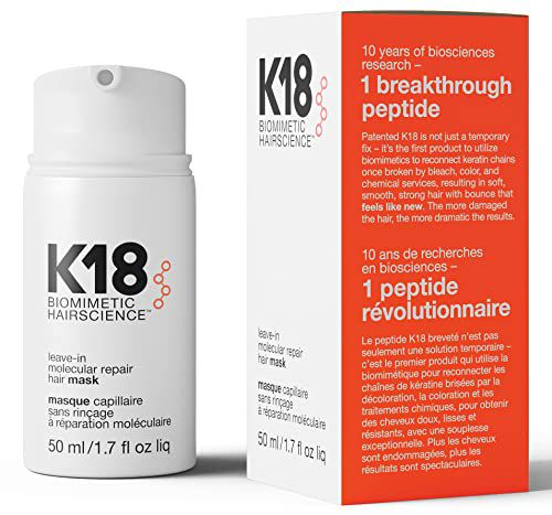 K18 Maska Pro Obnovu Vlasů Bez Oplachování, 50 ML