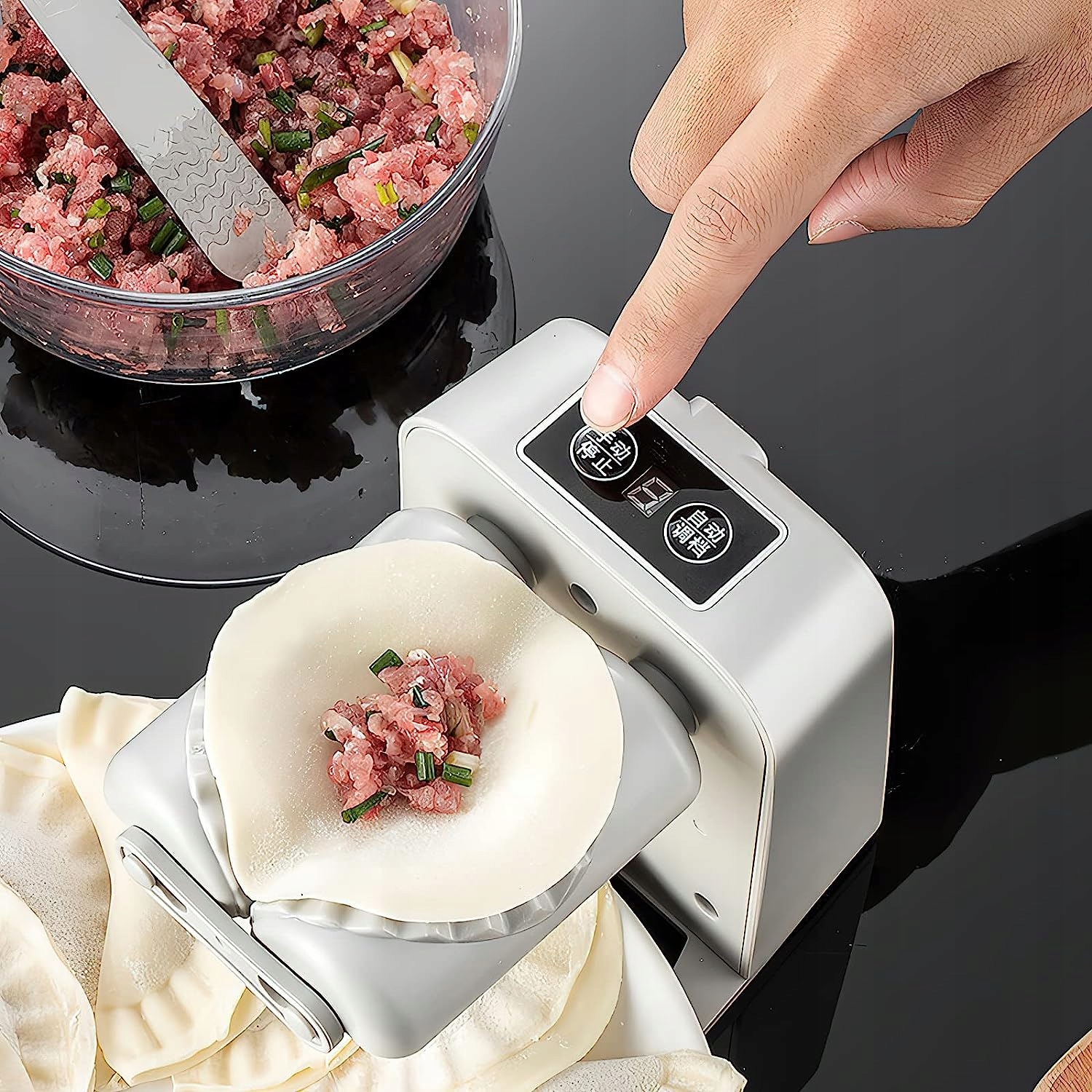 4w1 ELEKTRYCZNA MASZYNKA DO ROBIENIA LEPIENIA PIEROGÓW MASZYNA PIEROGARKA Rodzaj automatyczna