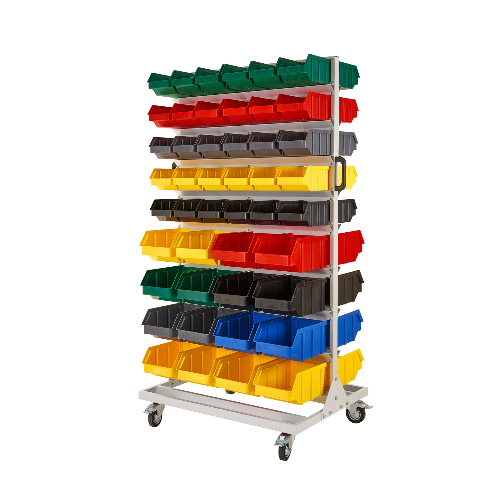 Стеллаж для мастерской RJ 00540 + 92 ходовые контейнеры