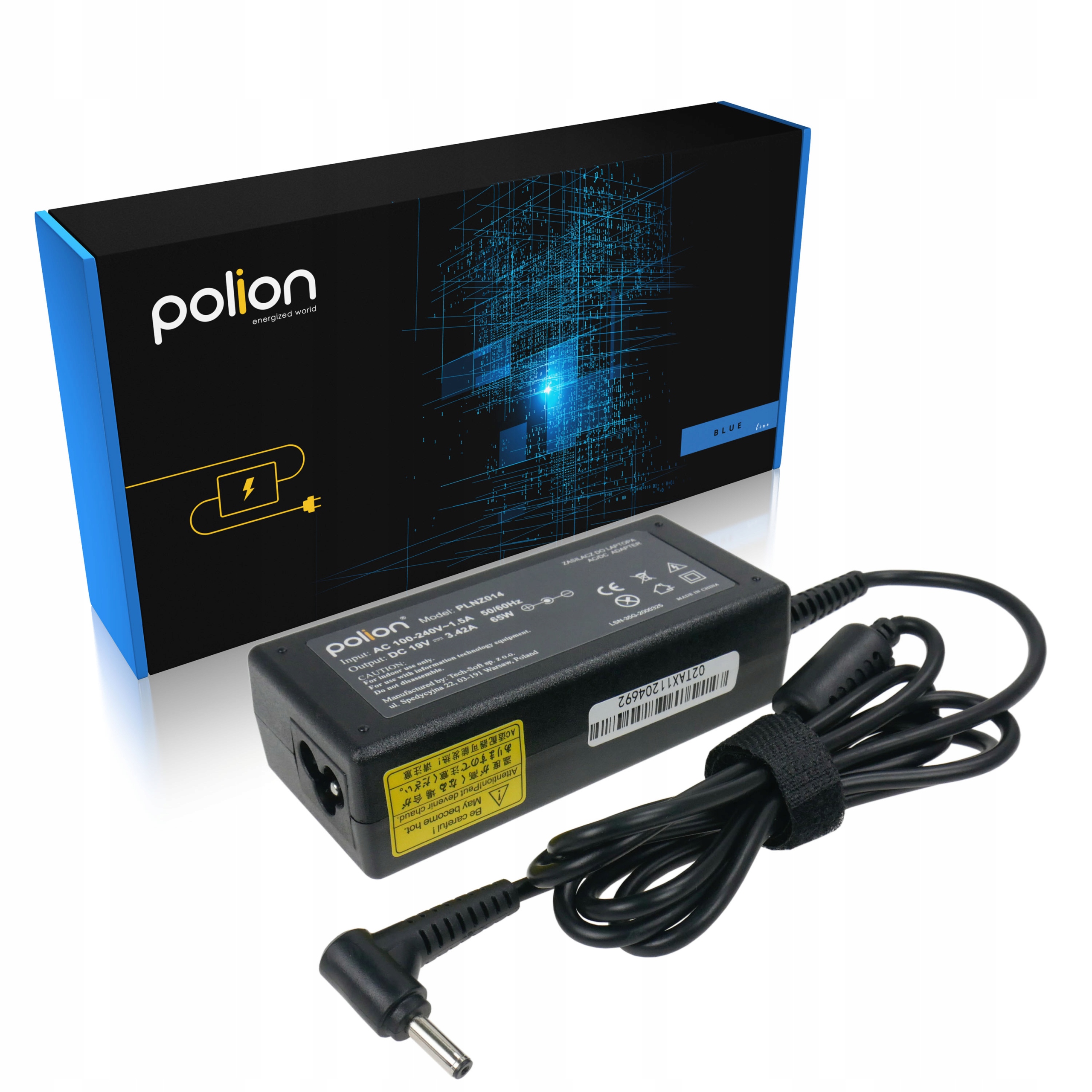 Ładowarka 65W do laptopa do ASUS 19V 3,42A wtyk 4,0x1,35mm