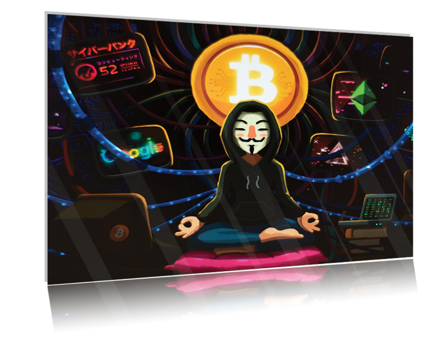 

Obraz szklany na szkle Bitcoin 02 80x60