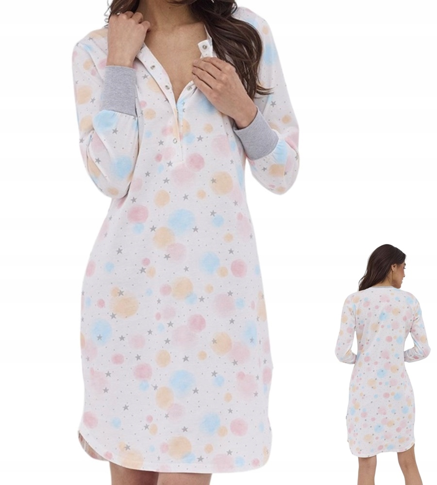 Košile Noční Cornette 3 5XL/50 Ecru