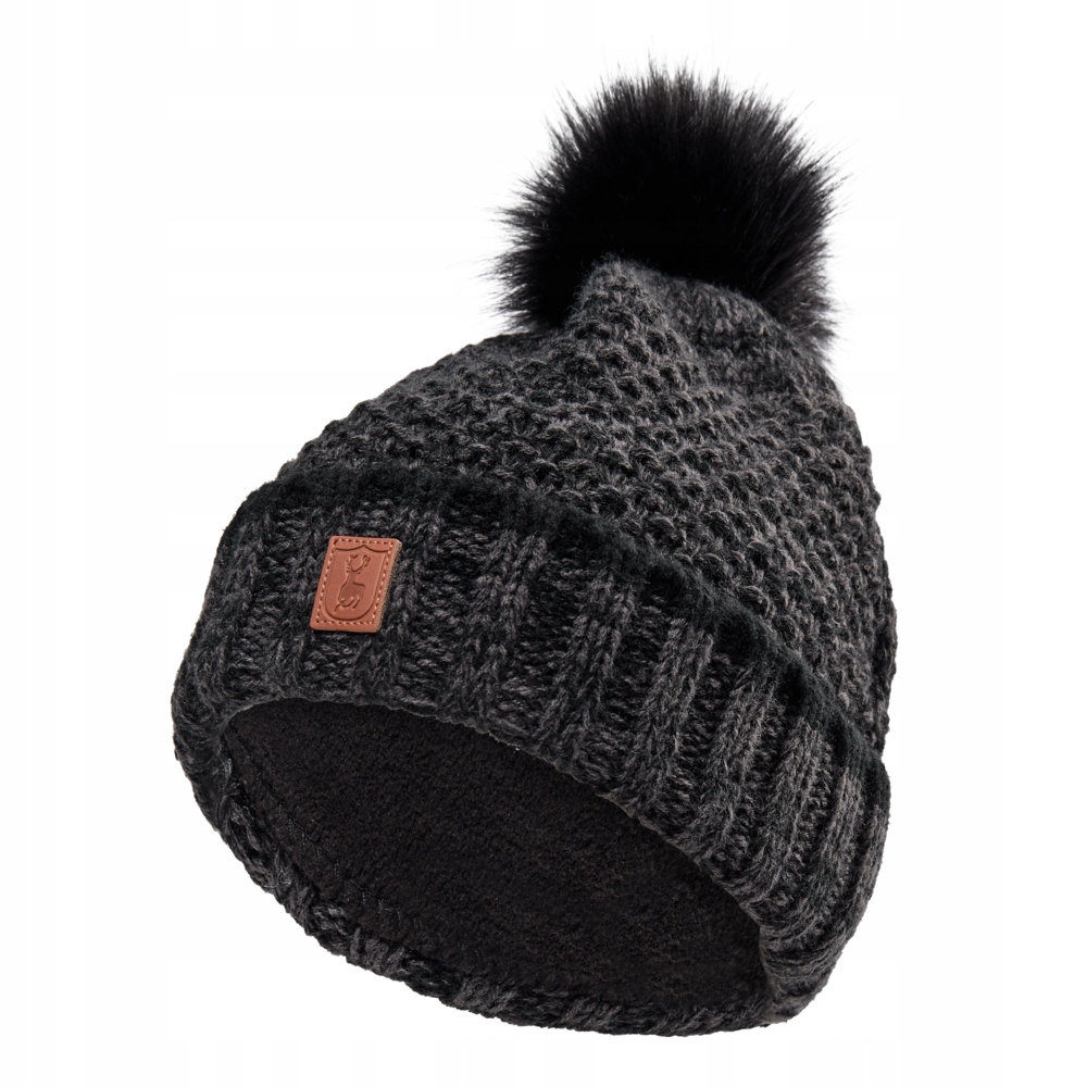 Czapka Deerhunter Lady Knitted 6486 Czarny