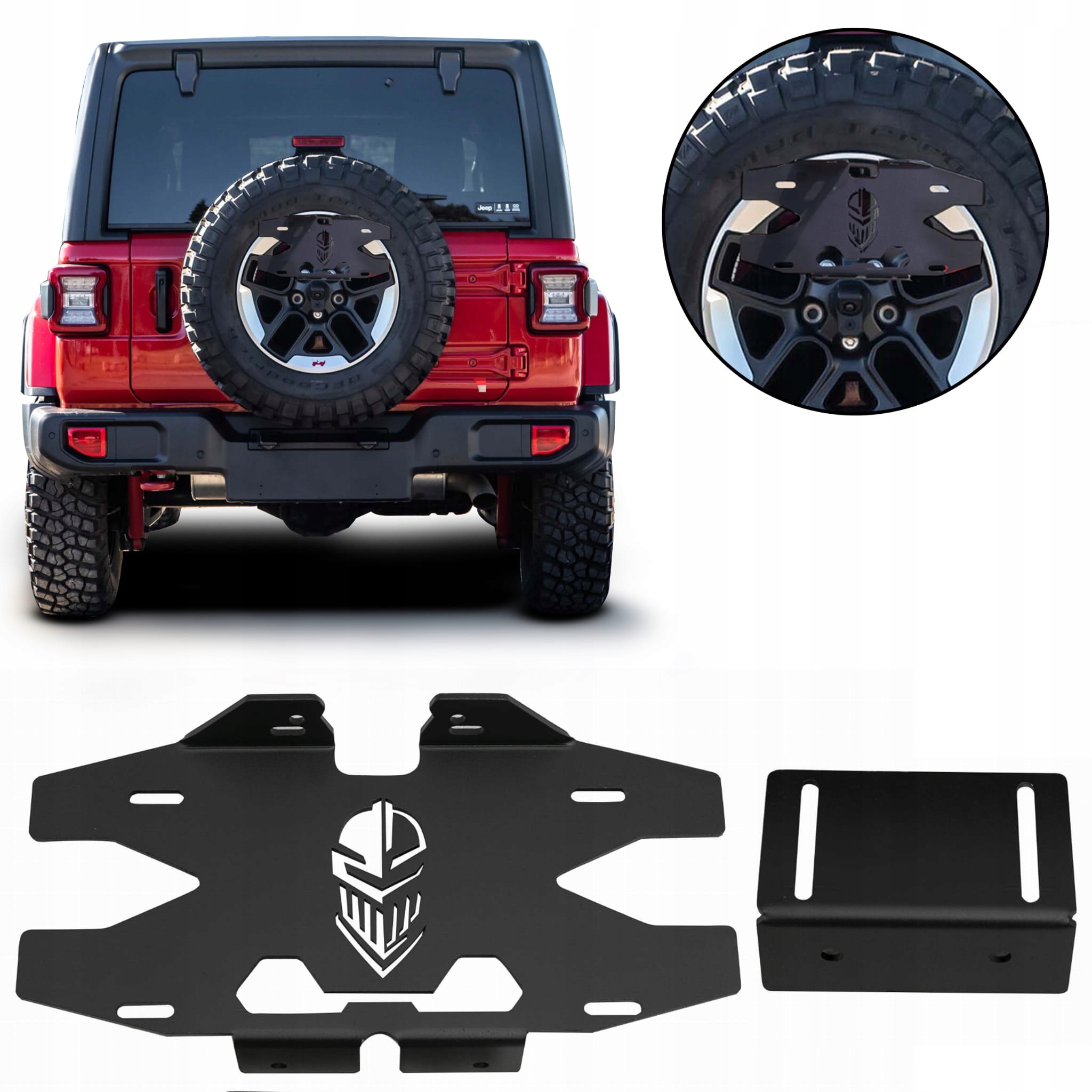 Wrangler Jl 18+ Upevnenie Tabule Na Zadné Koleso