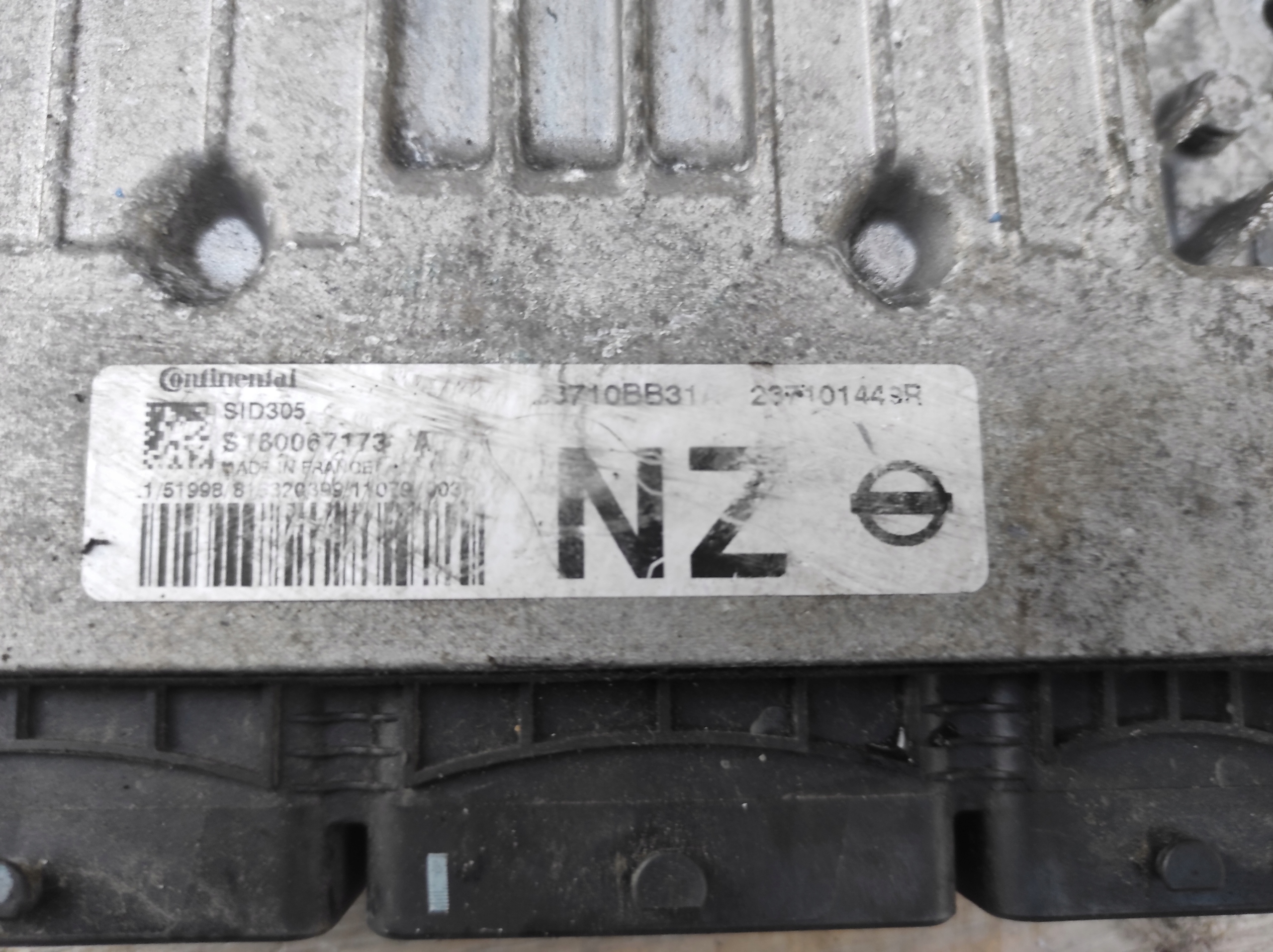 NISSAN QASHQAI 1.5DCI computer 23710BB31A 237101449R