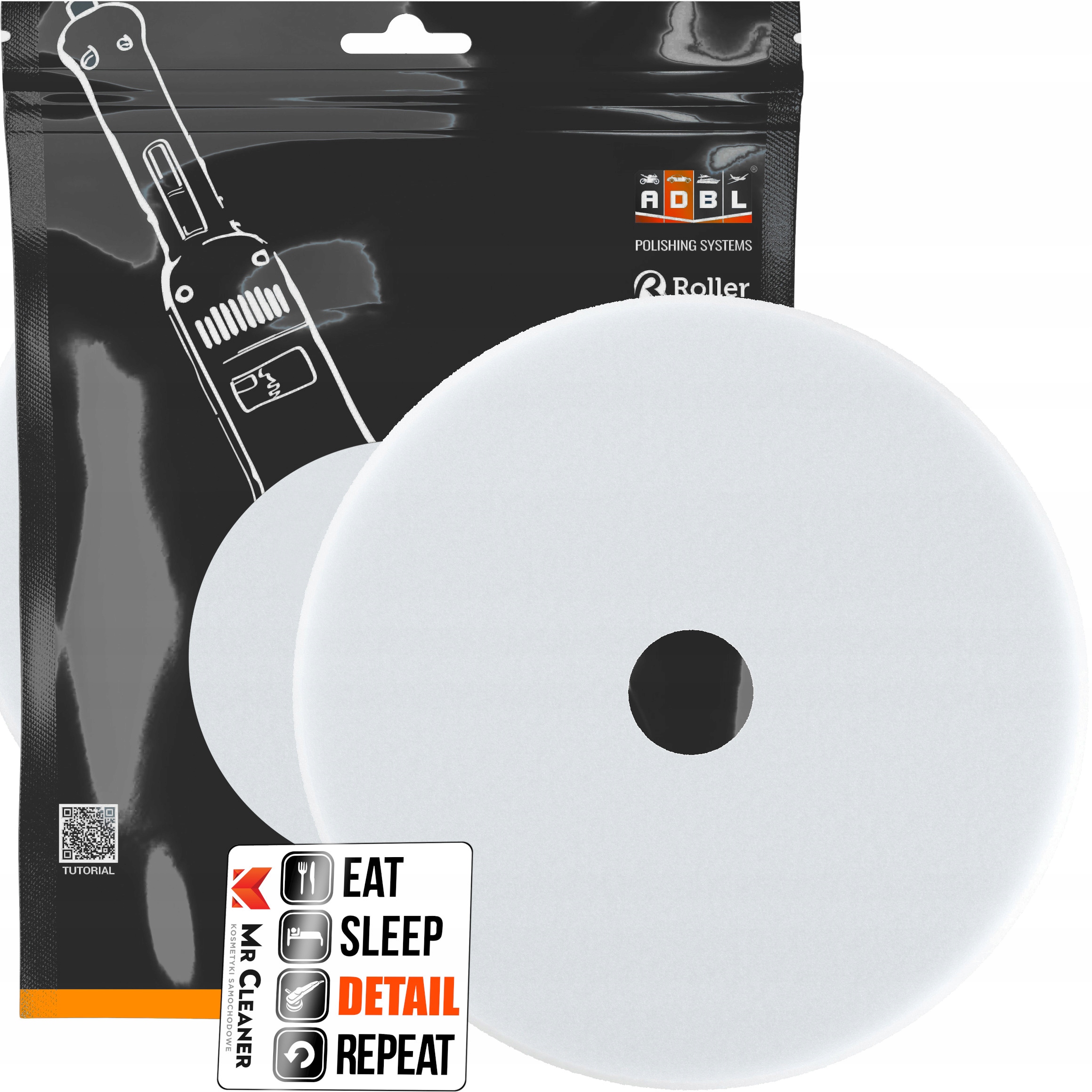 

Adbl DA-Cut Twardy pad polerski gąbka 135/150 mm