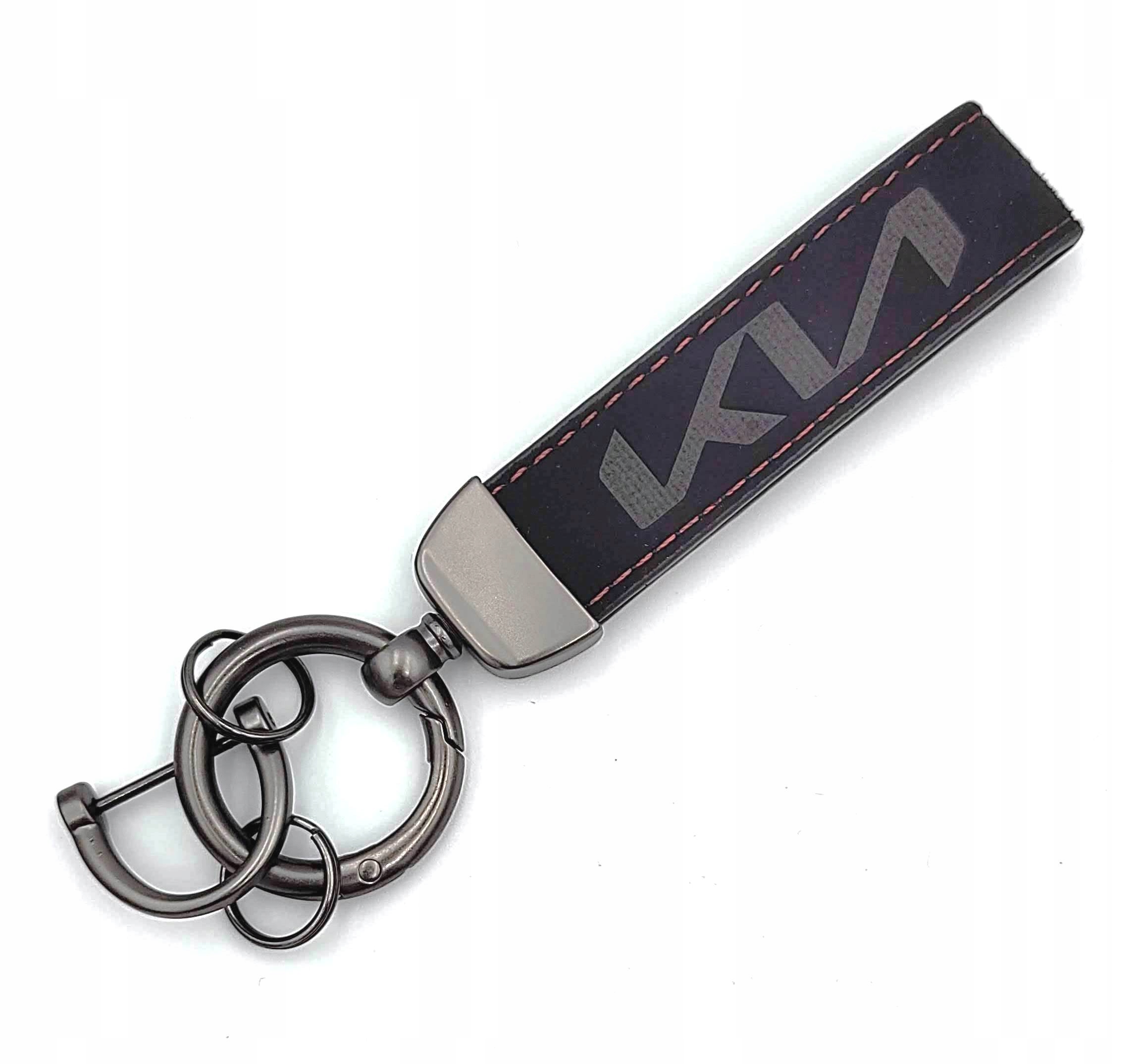 KIA BRELOK samochodowy BRELOCZEK do kluczy KIA smyczka DUŻE LOGO!