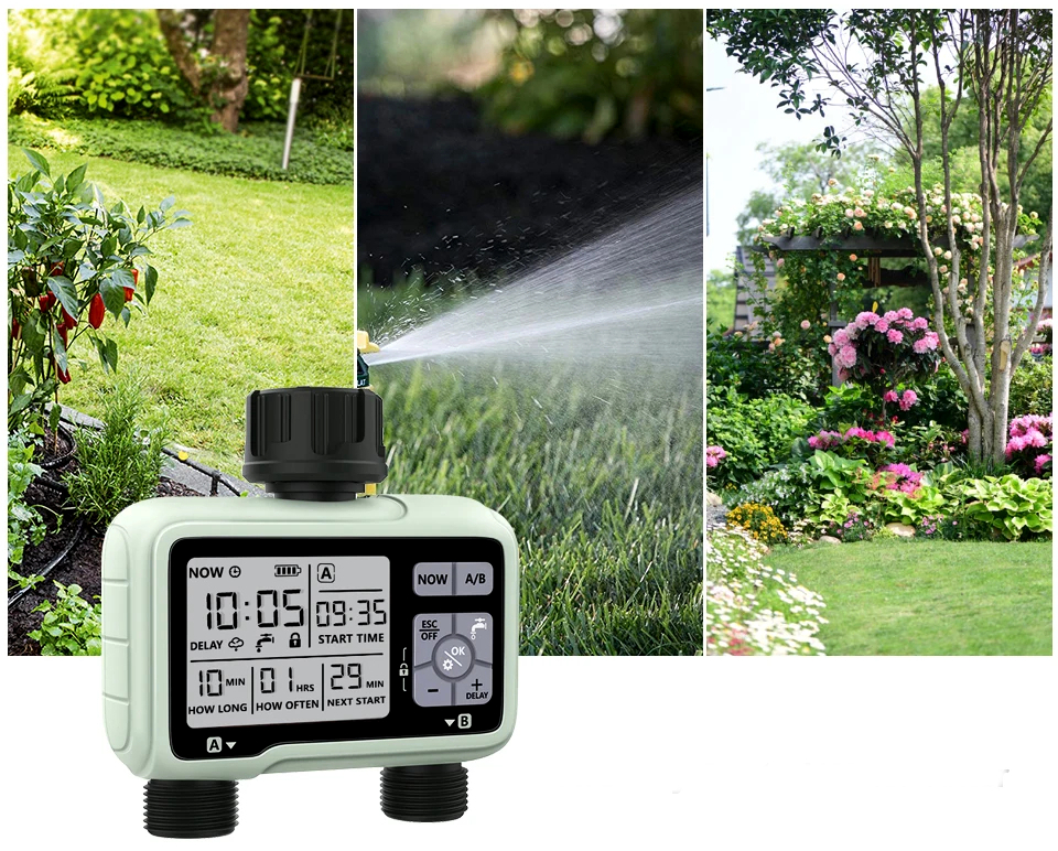 PODWÓJNY ELEKTRONICZNY STEROWNIK NAWADNIANIA PODLEWANIA Marka Ineox