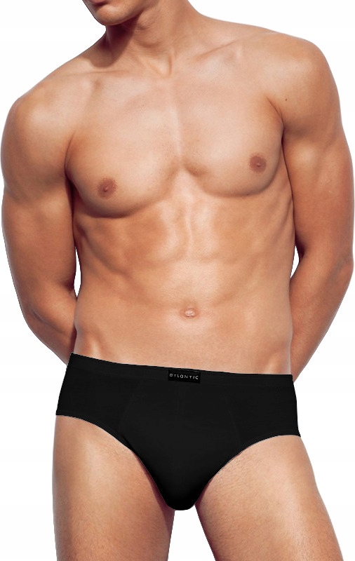 SLIPY ATLANTIC BMP006 MĘSKIE MAJTKI CLAS CZARNE XL